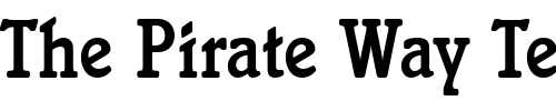 Font : Italia_Becker_Med_Cond Custom Text : The Pirate Way Test your own text here Click to download or to view this font on a tshirt that can be custom printed in Bali