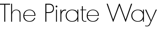 Font : IvanBecker-ExtraLight Custom Text : The Pirate Way Test your own text here Click to download or to view this font on a tshirt that can be custom printed in Bali