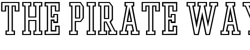 Font : Ivy-Regular Custom Text : The Pirate Way Test your own text here Click to download or to view this font on a tshirt that can be custom printed in Bali