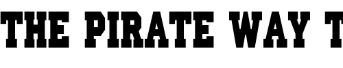 Font : IvyLeagueCondensedSolid Custom Text : The Pirate Way Test your own text here Click to download or to view this font on a tshirt that can be custom printed in Bali