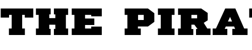 Font : IvyLeagueExtendedSolid Custom Text : The Pirate Way Test your own text here Click to download or to view this font on a tshirt that can be custom printed in Bali