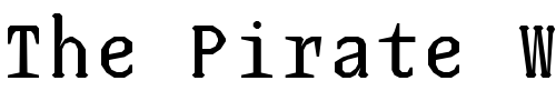 Font : JUstice-Mono Custom Text : The Pirate Way Test your own text here Click to download or to view this font on a tshirt that can be custom printed in Bali