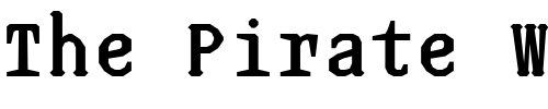 Font : JUstice-Mono-Bold Custom Text : The Pirate Way Test your own text here Click to download or to view this font on a tshirt that can be custom printed in Bali