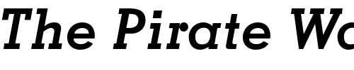 Font : Jaak-SSi-Bold-Italic Custom Text : The Pirate Way Test your own text here Click to download or to view this font on a tshirt that can be custom printed in Bali