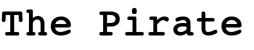 Font : JackInput-Bold Custom Text : The Pirate Way Test your own text here Click to download or to view this font on a tshirt that can be custom printed in Bali