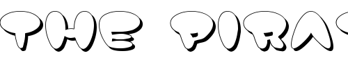 Font : Jackson-Shadow Custom Text : The Pirate Way Test your own text here Click to download or to view this font on a tshirt that can be custom printed in Bali