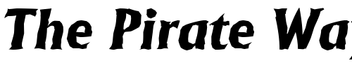 Font : JacobBeckerAntique-ExtraBold-Italic Custom Text : The Pirate Way Test your own text here Click to download or to view this font on a tshirt that can be custom printed in Bali