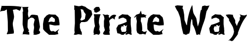 Font : JacobBeckerRandom-Bold Custom Text : The Pirate Way Test your own text here Click to download or to view this font on a tshirt that can be custom printed in Bali