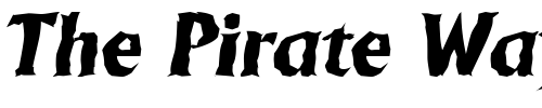 Font : JacobBeckerRandom-ExtraBold-Italic Custom Text : The Pirate Way Test your own text here Click to download or to view this font on a tshirt that can be custom printed in Bali