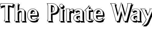 Font : JacobBeckerShadow-Medium-Regular Custom Text : The Pirate Way Test your own text here Click to download or to view this font on a tshirt that can be custom printed in Bali