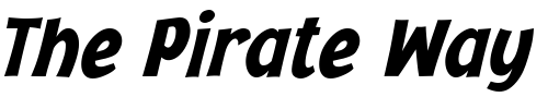 Font : Jacoby-Cond-ICG-Black-Italic Custom Text : The Pirate Way Test your own text here Click to download or to view this font on a tshirt that can be custom printed in Bali