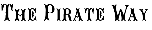 Font : JacquesRoughcut-Regular Custom Text : The Pirate Way Test your own text here Click to download or to view this font on a tshirt that can be custom printed in Bali