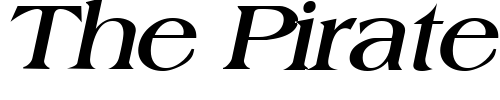 Font : Jade-BoldItalic Custom Text : The Pirate Way Test your own text here Click to download or to view this font on a tshirt that can be custom printed in Bali
