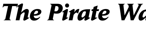 Font : Jaeger-Daily-News-Bold-Italic Custom Text : The Pirate Way Test your own text here Click to download or to view this font on a tshirt that can be custom printed in Bali