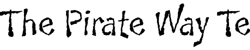 Font : Jaft-ITC-TT Custom Text : The Pirate Way Test your own text here Click to download or to view this font on a tshirt that can be custom printed in Bali