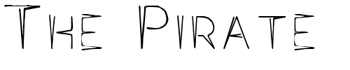 Font : JaggaPoint Custom Text : The Pirate Way Test your own text here Click to download or to view this font on a tshirt that can be custom printed in Bali