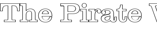 Font : JamesBeckerOutline-Regular Custom Text : The Pirate Way Test your own text here Click to download or to view this font on a tshirt that can be custom printed in Bali