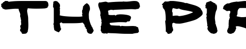 Font : JeffreyPrint-JL-Wide Custom Text : The Pirate Way Test your own text here Click to download or to view this font on a tshirt that can be custom printed in Bali