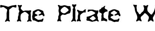 Font : Jekyll-BRK Custom Text : The Pirate Way Test your own text here Click to download or to view this font on a tshirt that can be custom printed in Bali