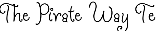 Font : JellyBeanRegular Custom Text : The Pirate Way Test your own text here Click to download or to view this font on a tshirt that can be custom printed in Bali