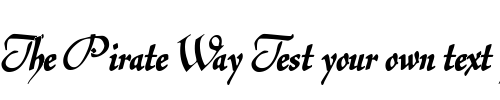 Font : Jerash-Demo Custom Text : The Pirate Way Test your own text here Click to download or to view this font on a tshirt that can be custom printed in Bali