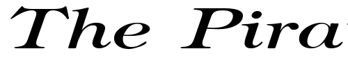 Font : JewelExtended-Italic Custom Text : The Pirate Way Test your own text here Click to download or to view this font on a tshirt that can be custom printed in Bali