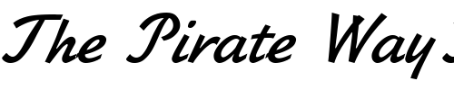 Font : Jikharev Custom Text : The Pirate Way Test your own text here Click to download or to view this font on a tshirt that can be custom printed in Bali