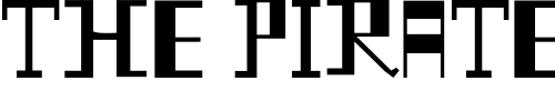 Font : Johnny-Bracket Custom Text : The Pirate Way Test your own text here Click to download or to view this font on a tshirt that can be custom printed in Bali