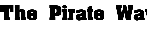 Font : Johnny-Light Custom Text : The Pirate Way Test your own text here Click to download or to view this font on a tshirt that can be custom printed in Bali