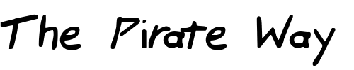 Font : Johnny-Mac-Scrawl--BRK Custom Text : The Pirate Way Test your own text here Click to download or to view this font on a tshirt that can be custom printed in Bali