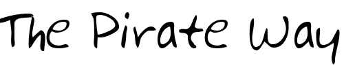 Font : JohnsHand-Regular Custom Text : The Pirate Way Test your own text here Click to download or to view this font on a tshirt that can be custom printed in Bali