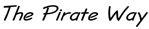 Font : Jolt-BoldItalic Custom Text : The Pirate Way Test your own text here Click to download or to view this font on a tshirt that can be custom printed in Bali
