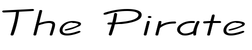 Font : Jolt-Extended-Normal Custom Text : The Pirate Way Test your own text here Click to download or to view this font on a tshirt that can be custom printed in Bali