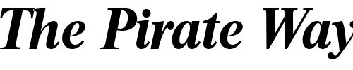 Font : JonasBecker-Bold-Italic Custom Text : The Pirate Way Test your own text here Click to download or to view this font on a tshirt that can be custom printed in Bali