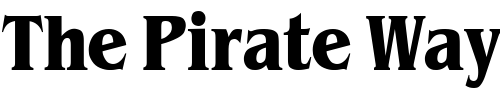 Font : JonathanBoldCondensed Custom Text : The Pirate Way Test your own text here Click to download or to view this font on a tshirt that can be custom printed in Bali