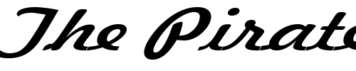 Font : Jott-43-Extended-Italic Custom Text : The Pirate Way Test your own text here Click to download or to view this font on a tshirt that can be custom printed in Bali