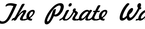 Font : Jott-43-Italic Custom Text : The Pirate Way Test your own text here Click to download or to view this font on a tshirt that can be custom printed in Bali
