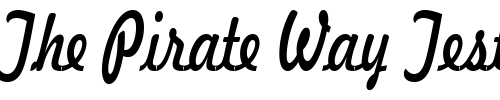 Font : Jott-43-Thin-Normal Custom Text : The Pirate Way Test your own text here Click to download or to view this font on a tshirt that can be custom printed in Bali