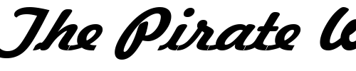 Font : Jott-43-Wide-BoldItalic Custom Text : The Pirate Way Test your own text here Click to download or to view this font on a tshirt that can be custom printed in Bali