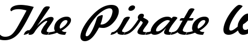 Font : Jott-43-Wide-Italic Custom Text : The Pirate Way Test your own text here Click to download or to view this font on a tshirt that can be custom printed in Bali