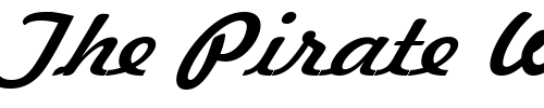 Font : Jott-44-Wide-Italic Custom Text : The Pirate Way Test your own text here Click to download or to view this font on a tshirt that can be custom printed in Bali