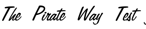 Font : Jott-45-Italic Custom Text : The Pirate Way Test your own text here Click to download or to view this font on a tshirt that can be custom printed in Bali