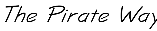Font : JottFLF-Italic Custom Text : The Pirate Way Test your own text here Click to download or to view this font on a tshirt that can be custom printed in Bali