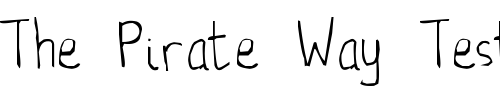 Font : Jotter-PG Custom Text : The Pirate Way Test your own text here Click to download or to view this font on a tshirt that can be custom printed in Bali