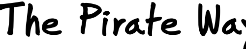 Font : Jotterscript Custom Text : The Pirate Way Test your own text here Click to download or to view this font on a tshirt that can be custom printed in Bali