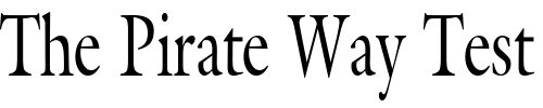 Font : JoulliardCondensed Custom Text : The Pirate Way Test your own text here Click to download or to view this font on a tshirt that can be custom printed in Bali