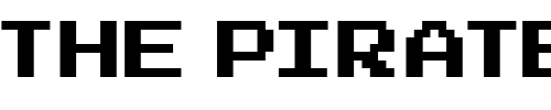 Font : Joystix Custom Text : The Pirate Way Test your own text here Click to download or to view this font on a tshirt that can be custom printed in Bali