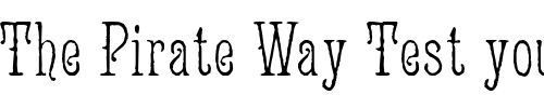 Font : Jugend-WF Custom Text : The Pirate Way Test your own text here Click to download or to view this font on a tshirt that can be custom printed in Bali