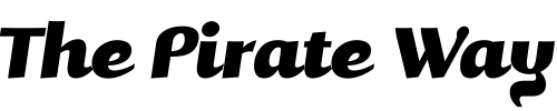 Font : JuicyBold-Italic Custom Text : The Pirate Way Test your own text here Click to download or to view this font on a tshirt that can be custom printed in Bali