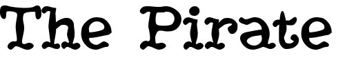 Font : JukeboxBold Custom Text : The Pirate Way Test your own text here Click to download or to view this font on a tshirt that can be custom printed in Bali